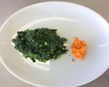 【離乳食後期】手づかみ！ビビンバ風おやき作り方1写真