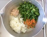 【離乳食後期】手づかみ！ビビンバ風おやき作り方2写真