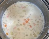管理栄養士のあさりと枝豆のスープ作り方5写真
