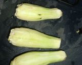 水晶茄子（?）： ナスの千切り茹で浸し作り方1写真