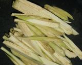 水晶茄子（?）： ナスの千切り茹で浸し作り方2写真