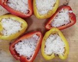 パプリカのご飯詰め作り方3写真