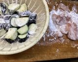 なすと鶏胸肉のピリ辛照り焼き作り方3写真