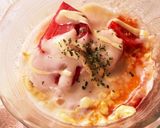 トマトとチーズのレンチン 簡単作り方3写真