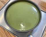 スパイファミリー風抹茶のレアチーズケーキ作り方12写真