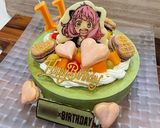 スパイファミリー風抹茶のレアチーズケーキ作り方13写真