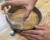 スパイファミリー風抹茶のレアチーズケーキ作り方4写真