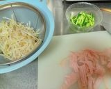 もやしとキュウリとハムのマヨ醤油サラダ作り方3写真