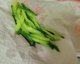 もやしとキュウリとハムのマヨ醤油サラダ作り方5写真