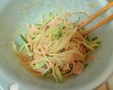 もやしとキュウリとハムのマヨ醤油サラダ作り方7写真