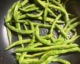 インゲンのクレイジーソルト炒め作り方3写真