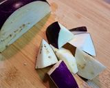 茄子とピーマンの甘酢ユッケ風作り方1写真