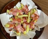 ポテトとスライスチーズのベーコン巻き作り方6写真