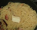 ベーコンと椎茸のオリガリバタパスタ作り方8写真