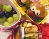 キャラ弁苦手でも可愛くしたい!簡単弁当♬作り方2写真
