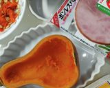 バターナッツかぼちゃグラタン ハム入り作り方3写真