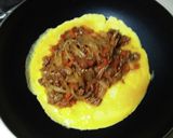 もやしは便利＊かさ増しあんかけ肉オムレツ作り方4写真