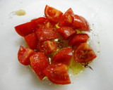 レンジで簡単！蒸し鶏のトマト和え作り方4写真