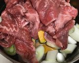 かぼちゃと牛肉のだし甘煮作り方3写真