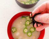ねばねば具材の味噌汁作り方10写真