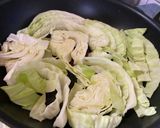 キャベツ・豚バラ・キノコ蒸し煮作り方2写真