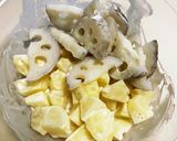 じゃがいもと蓮根のオクラ甘酢あんかけ作り方8写真