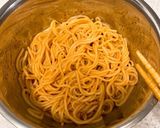 コチュジャンベースの簡単味付け♪ピリ辛麺作り方2写真