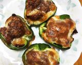 肉団子リメイク★ピーマンの肉詰チーズ焼き作り方11写真