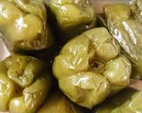 レンチンでピーマンの肉詰め作り方1写真