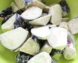 揚げ茄子のらっきょう酢絡め作り方2写真