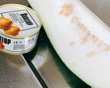 簡単♡トロトロ♡冬瓜とホタテ缶詰の煮物作り方1写真