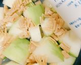 簡単♡トロトロ♡冬瓜とホタテ缶詰の煮物作り方5写真