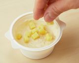 離乳食　おいもと黒ごまの蒸しパン作り方7写真