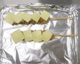 とろとろオバケのポテトチーズ焼鳥作り方6写真