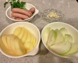 ウインナーとじゃがいもの白ワイン煮作り方1写真