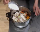 秋の味覚たっぷりクリームシチュー作り方5写真