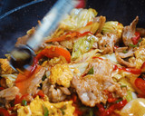 定番おかず！肉野菜炒め作り方10写真