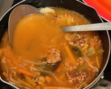 酸っぱいキムチで酸辣湯風スープ作り方4写真