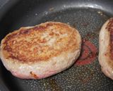 博多で人気店の黒デミソースのハンバーグ作り方6写真