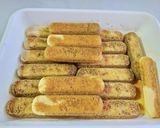 秋の味覚焼き栗入りティラミス♪作り方2写真
