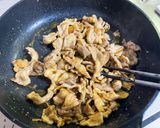ズボラ飯!ニラ玉 & 豚肉の甘辛炒め作り方4写真