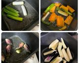 なんとみょうがまで!焼き野菜の煮浸し作り方2写真