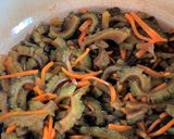 ご飯がすすむゴーヤとにんじんのショウガ煮作り方5写真