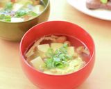 なめこと豆腐のお吸い物作り方12写真
