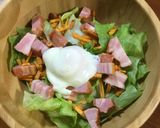 ☆ 我が家のサラダ レタスベーコン卵　作り方4写真