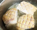 しっとり柔らかい茹で豚ポッサムと卵スープ作り方3写真