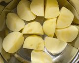 たくあんとクリームチーズのポテトサラダ作り方3写真