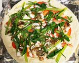 鯛の香草焼き入り＊具沢山ピザ作り方13写真