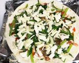 鯛の香草焼き入り＊具沢山ピザ作り方14写真