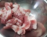 豚にらうどん作り方2写真
